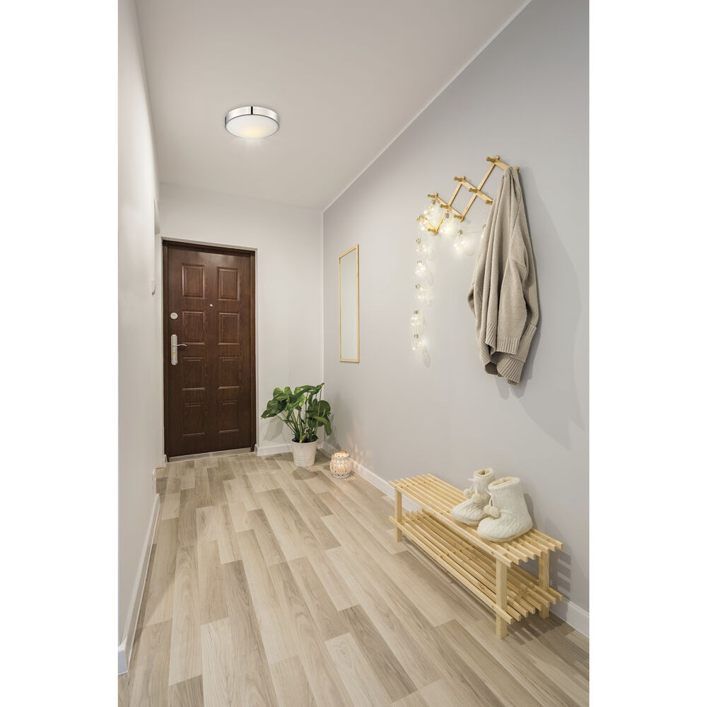 Nuvo Lighting Perk LED 13 Inch Polished Nickel Flush Mount Ceiling Light