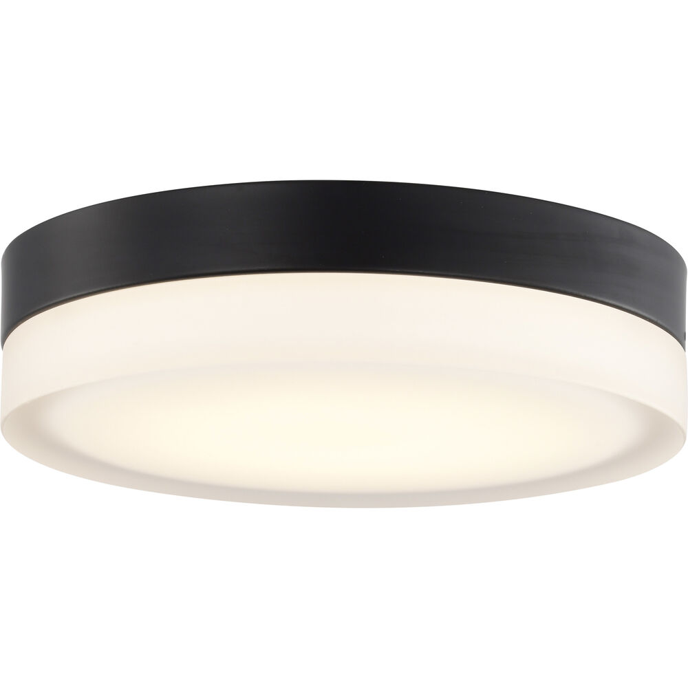 Nuvo Lighting Pi LED 11 Inch Black Flush Mount Ceiling Light