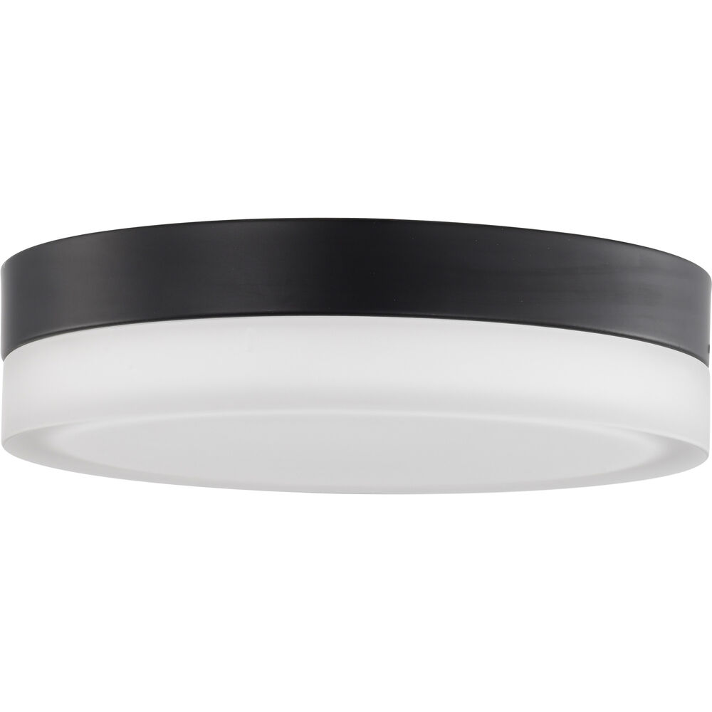 Nuvo Lighting Pi LED 11 Inch Black Flush Mount Ceiling Light