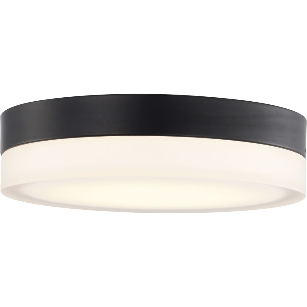 Nuvo Lighting Pi LED 11 Inch Black Flush Mount Ceiling Light