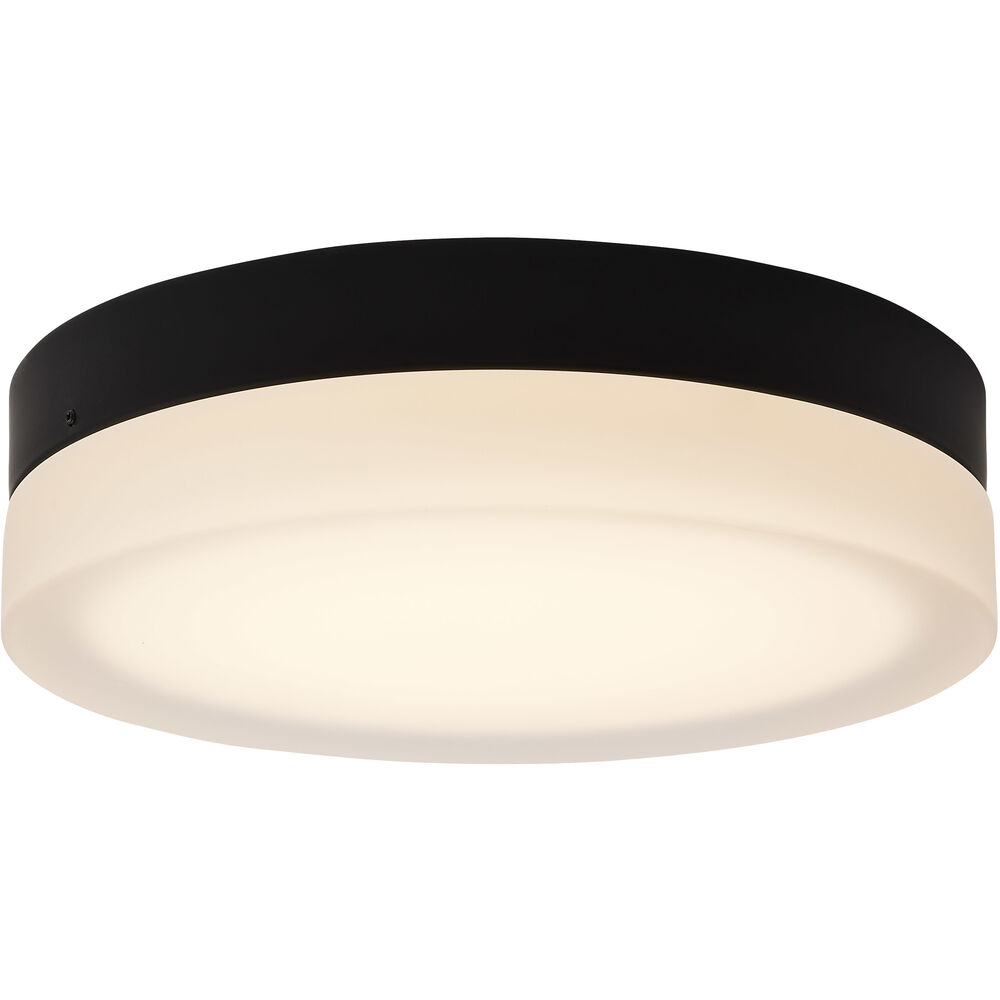 Nuvo Lighting Pi LED 11 Inch Black LED Flush Mount Ceiling Light