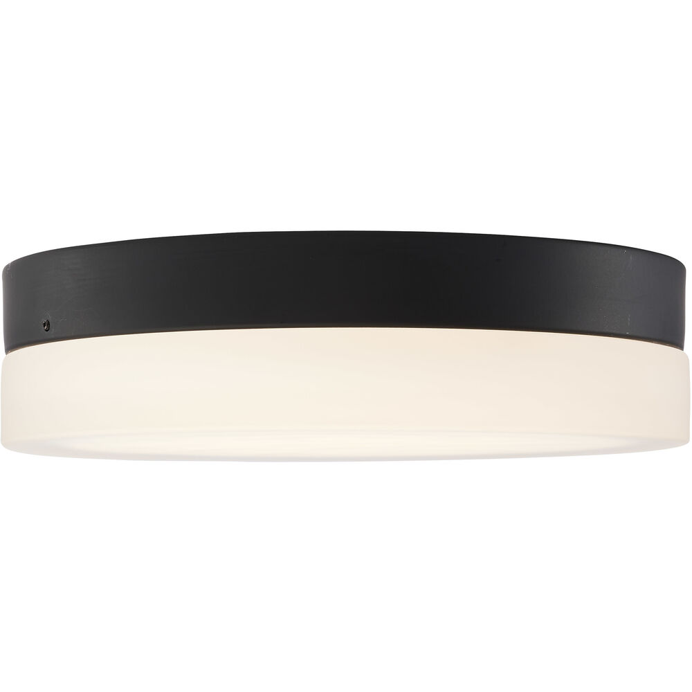 Nuvo Lighting Pi LED 11 Inch Black LED Flush Mount Ceiling Light