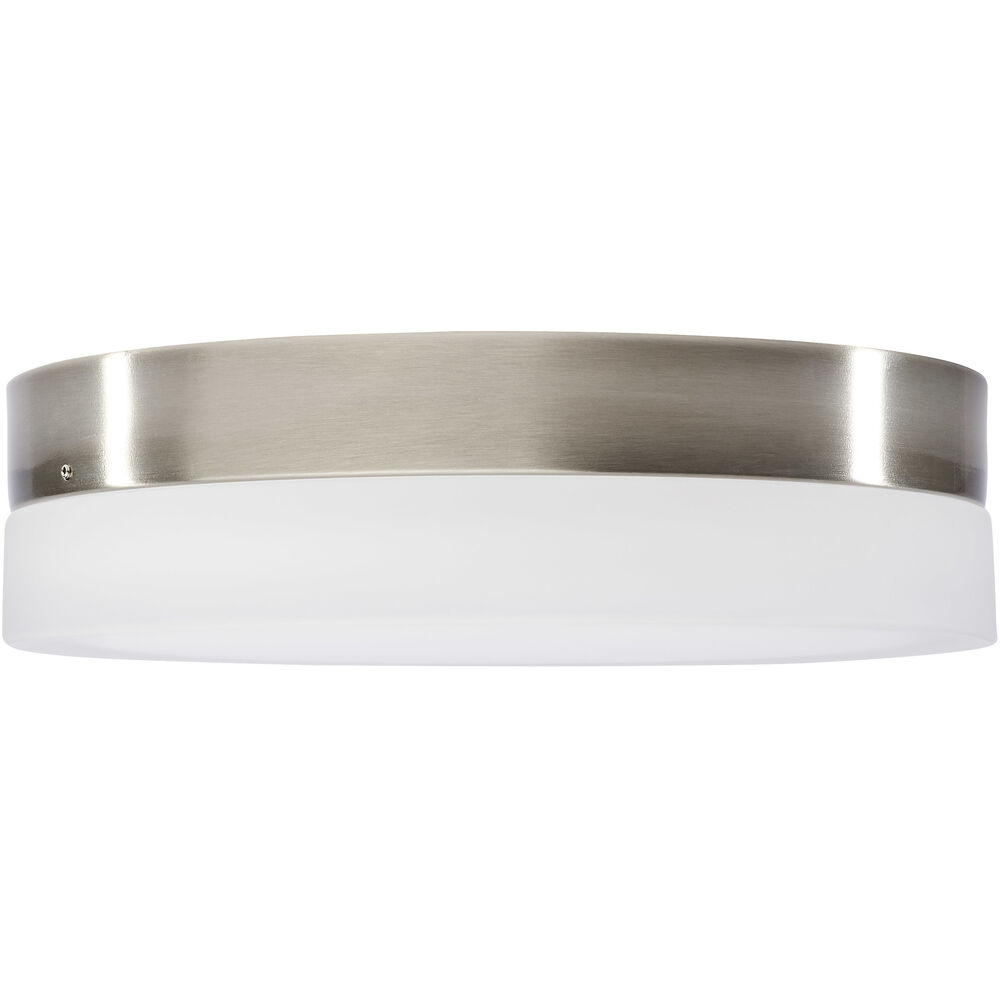 Nuvo Lighting Pi LED 11 Inch Brushed Nickel LED Flush Mount Ceiling Light