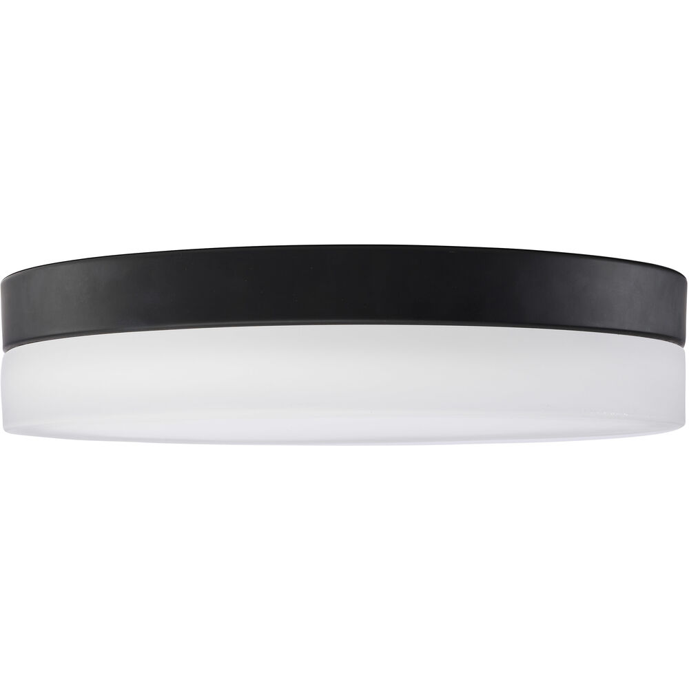 Nuvo Lighting Pi LED 14 Inch Black LED Flush Mount Ceiling Light