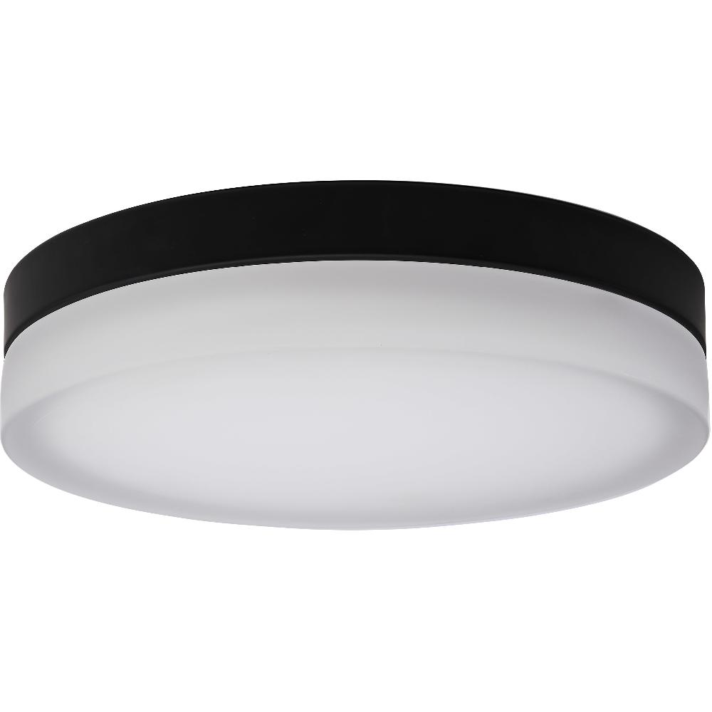 nuvo lighting Pi LED 14 inch Black LED Flush Mount Ceiling Light