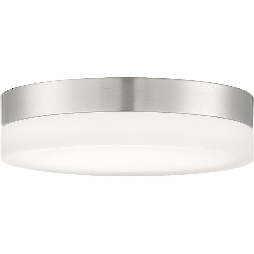 nuvo lighting Pi LED 14 inch Brushed Nickel Flush Mount Ceiling Light