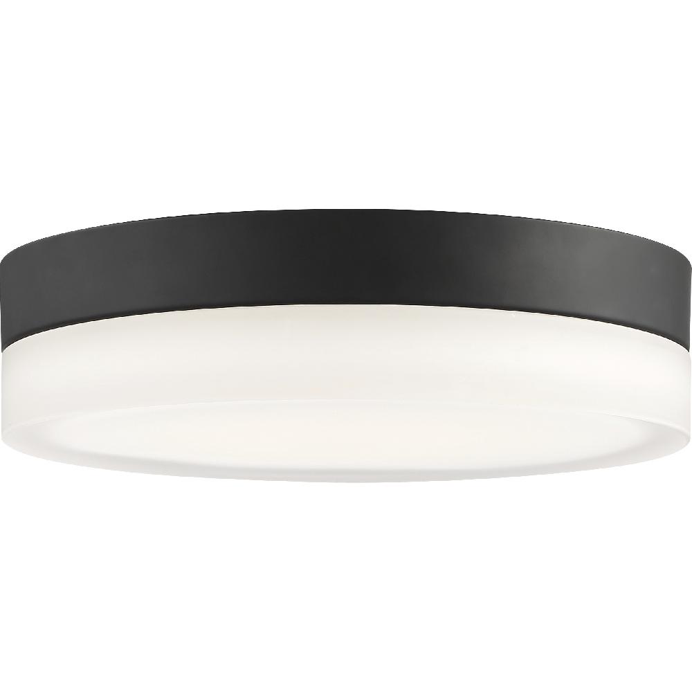nuvo lighting Pi LED 9 inch Black Flush Mount Ceiling Light
