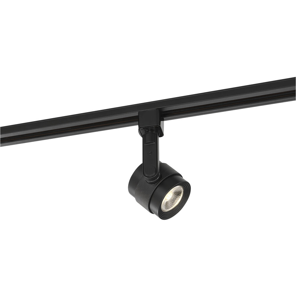 Nuvo Lighting Piston 120 Black Track Head Ceiling Light