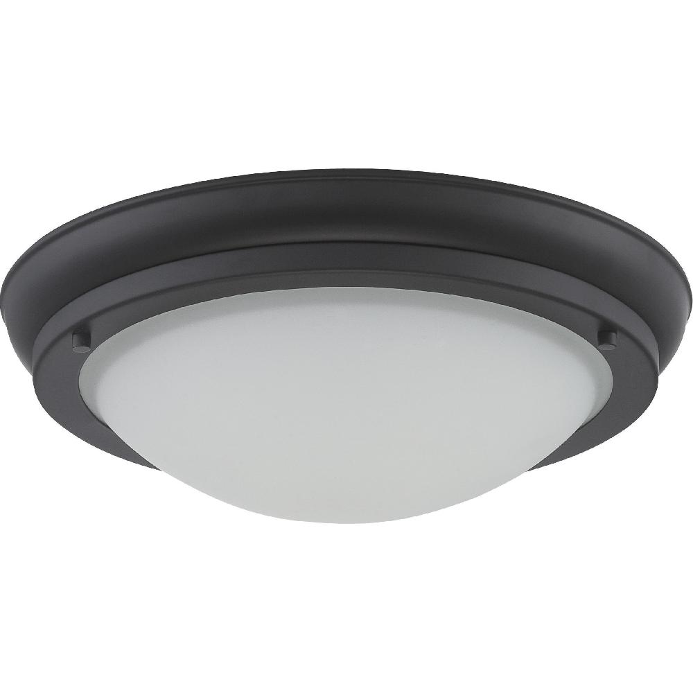 nuvo lighting Poke LED 12 inch Aged Bronze Flush Mount Ceiling Light