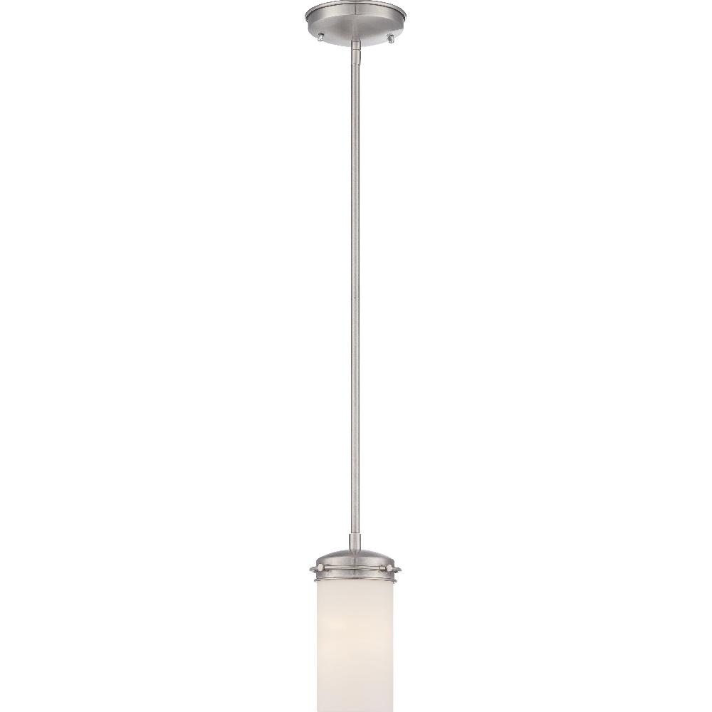 nuvo lighting Polaris 1 Light 5 inch Brushed Nickel Mini Pendant Ceiling Light