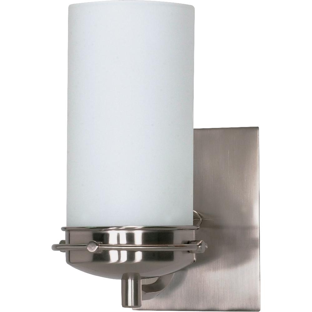 nuvo lighting Polaris 1 Light 8 inch Brushed Nickel Vanity Light Wall Light