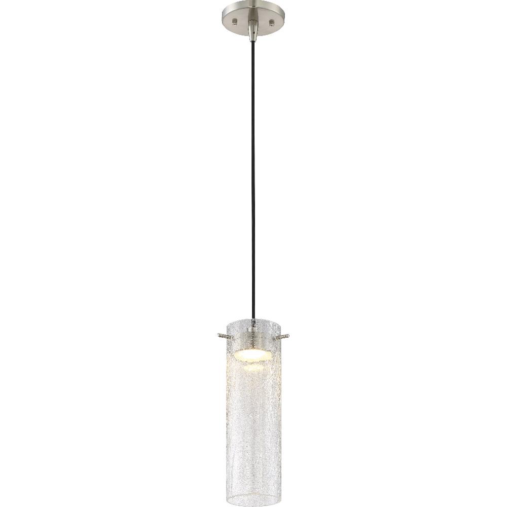 nuvo lighting Pulse LED 3 inch Brushed Nickel Mini Pendant Ceiling Light