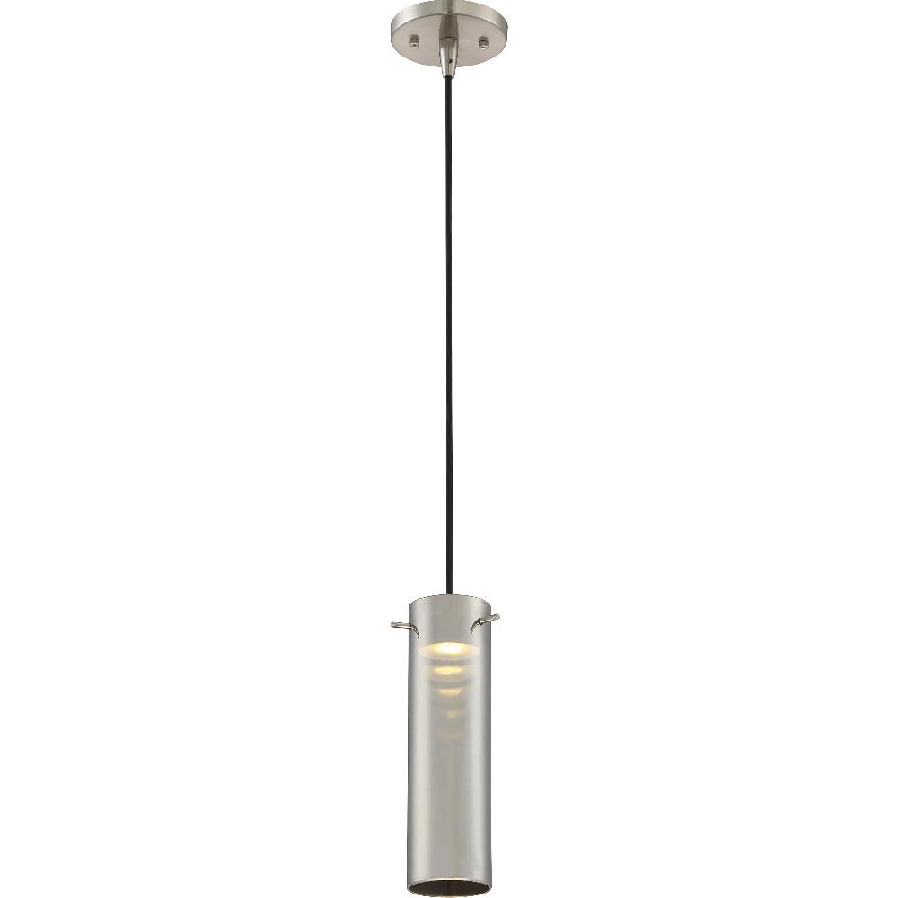 nuvo lighting Pulse LED 3 inch Brushed Nickel Mini Pendant Ceiling Light