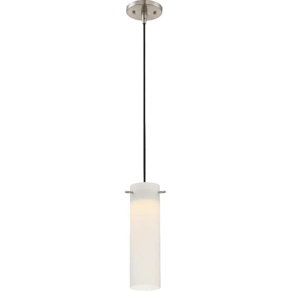 nuvo lighting Pulse LED 3 inch Brushed Nickel Mini Pendant Ceiling Light