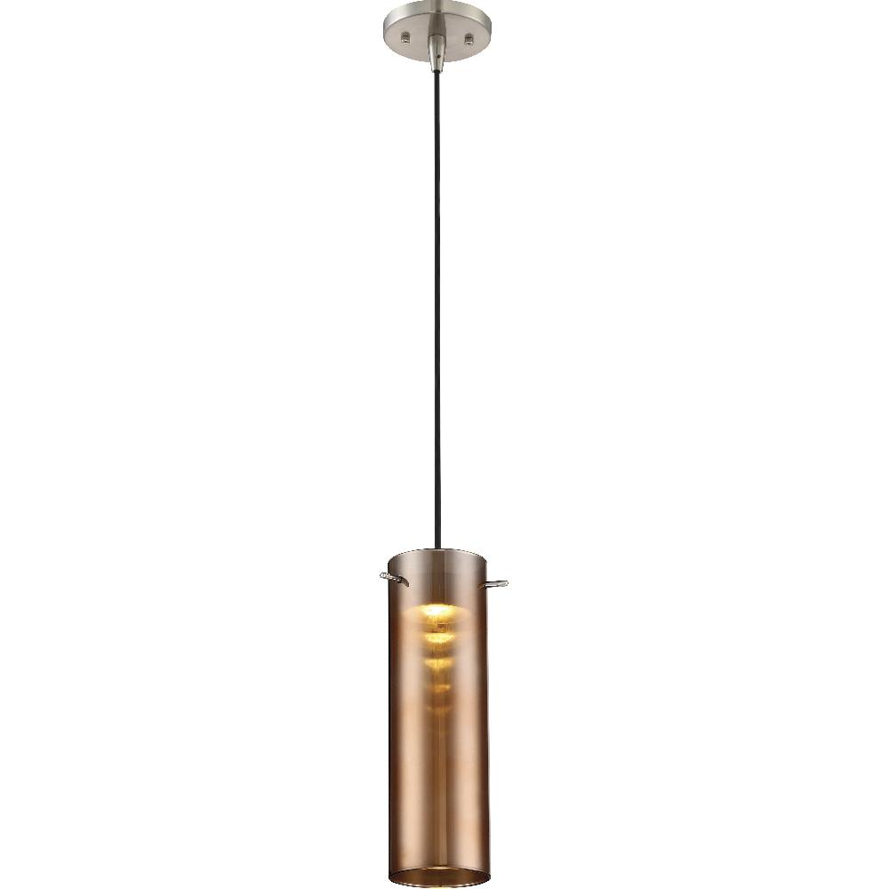 nuvo lighting Pulse LED 3 inch Brushed Nickel Mini-Pendant Ceiling Light