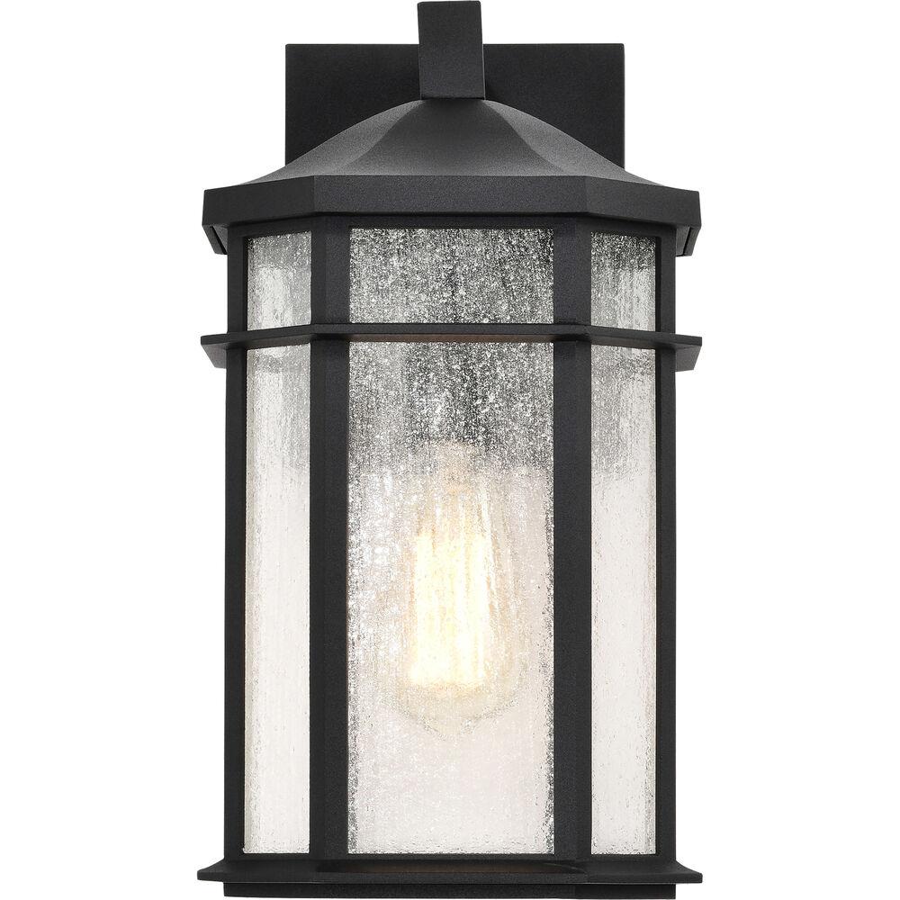Nuvo Lighting Raiden 14 Inch Matte Black Outdoor Wall Lantern Small