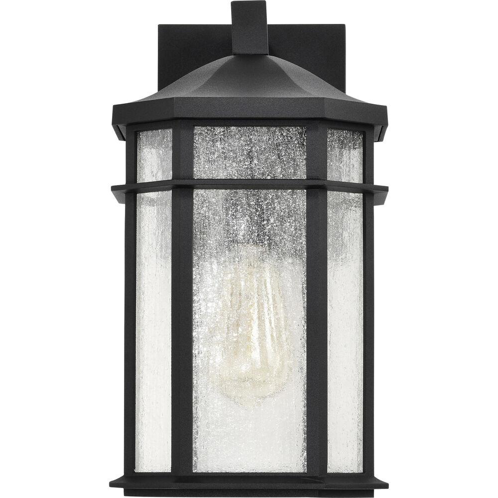 Nuvo Lighting Raiden 14 Inch Matte Black Outdoor Wall Lantern Small