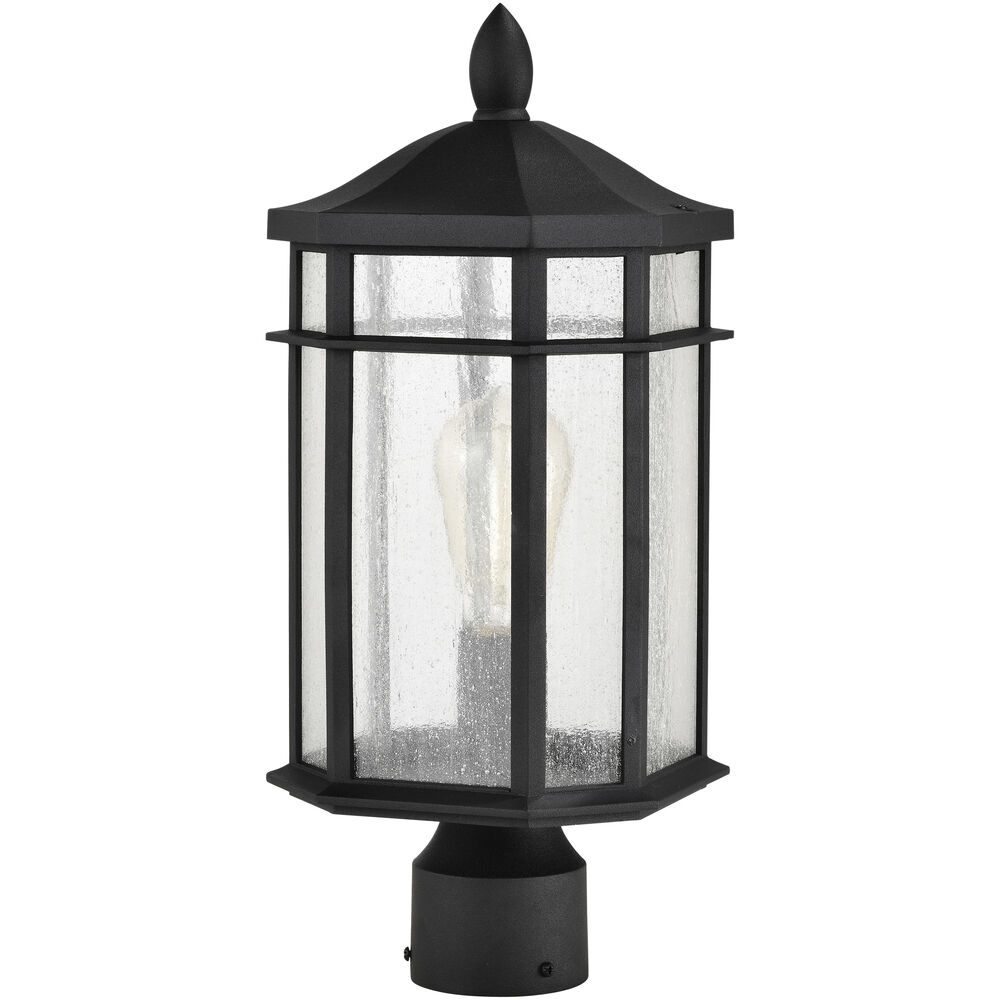 Nuvo Lighting Raiden 18 Inch Matte Black Post Lantern