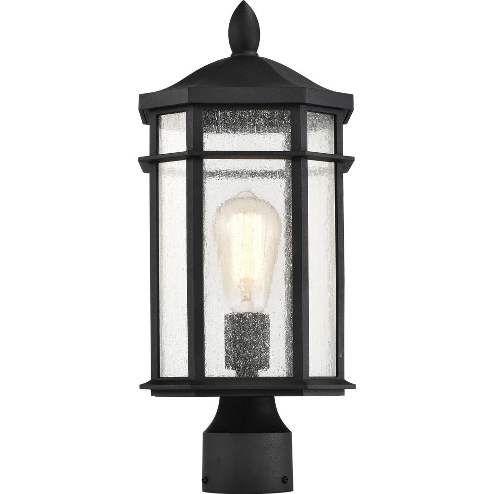 Nuvo Lighting Raiden 18 Inch Matte Black Post Lantern