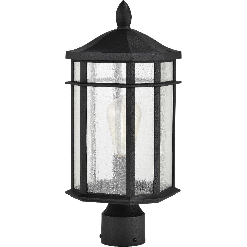nuvo lighting Raiden 18 inch Matte Black Post Lantern