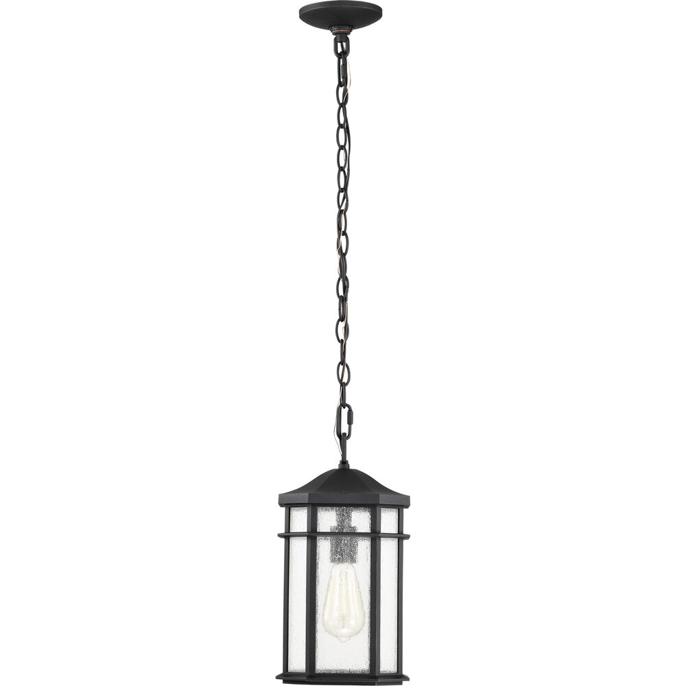 Nuvo Lighting Raiden 8 Inch Matte Black Outdoor Hanging Lantern