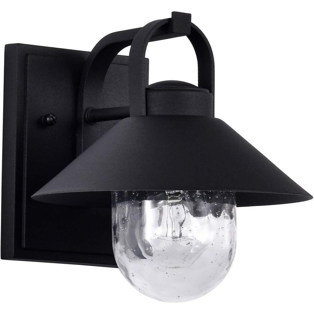 Nuvo Lighting Ridge 8.13 Inch Black Outdoor Wall Light