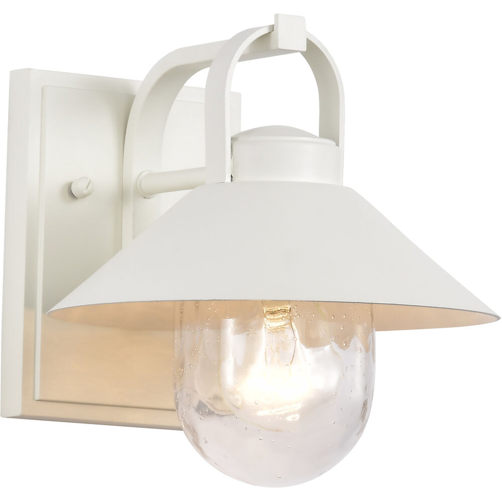 Nuvo Lighting Ridge 8.13 Inch White Outdoor Wall Light