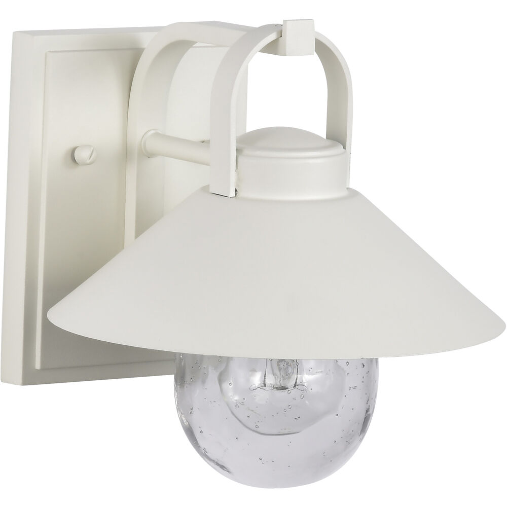 Nuvo Lighting Ridge 8.13 Inch White Outdoor Wall Light