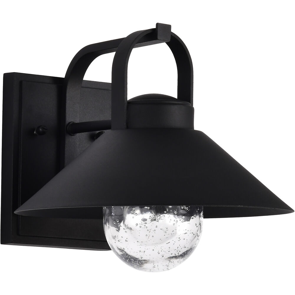 Nuvo Lighting Ridge 8.88 Inch Black Outdoor Wall Light