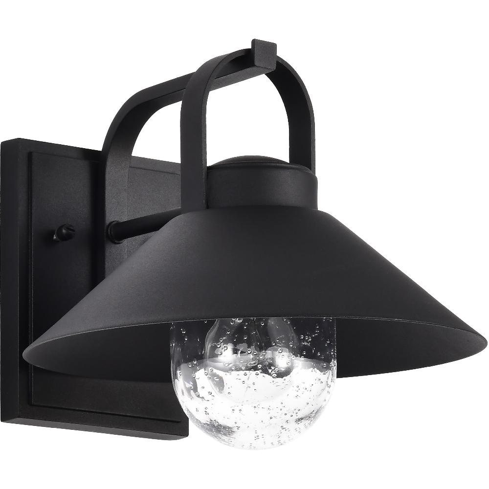 Nuvo Lighting Ridge 8.88 Inch Black Outdoor Wall Light