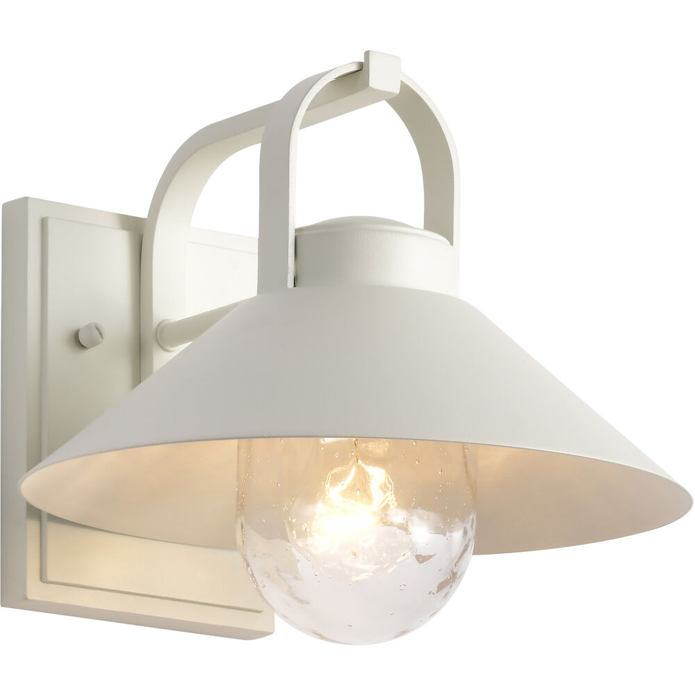 Nuvo Lighting Ridge 8.88 Inch White Outdoor Wall Light