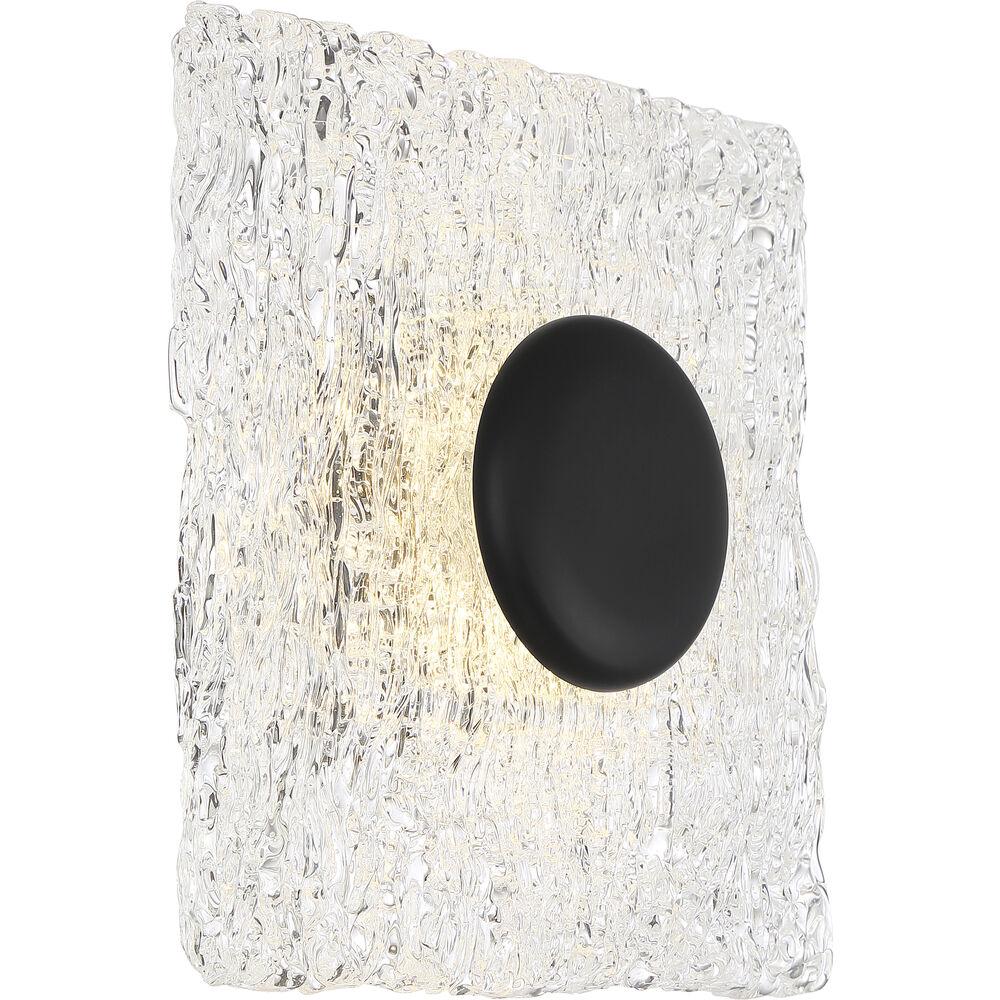 Nuvo Lighting Riverbed LED 10.25 Inch Matte Black Flush Mount Ceiling Light