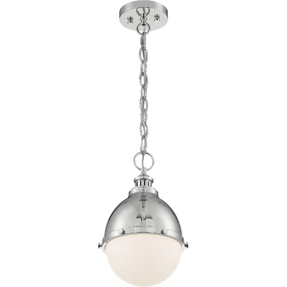 nuvo lighting Ronan 1 Light 8.88 inch Polished Nickel Pendant Ceiling Light