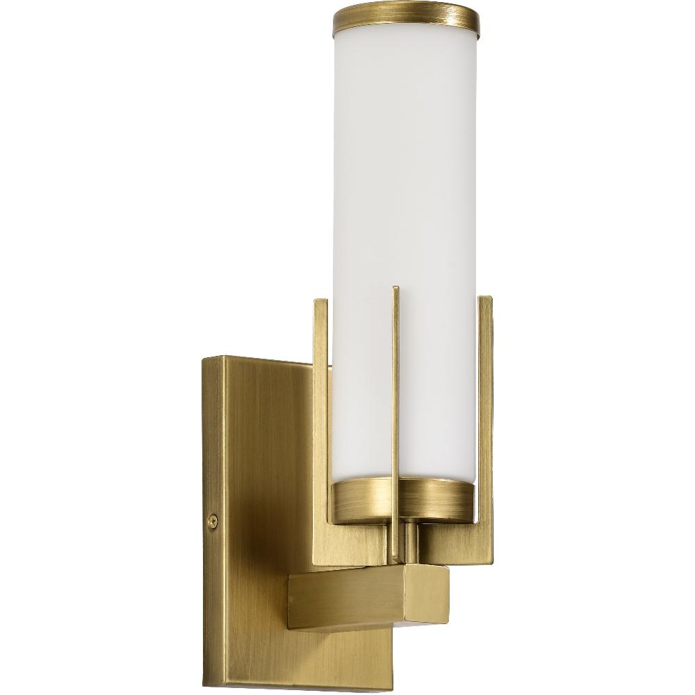 nuvo lighting Roselle 1 Light 4.5 inch Natural Brass Vanity Light Wall Light