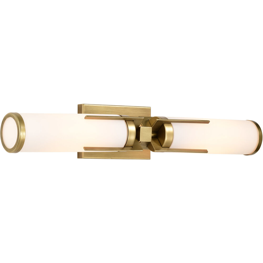 Nuvo Lighting Roselle 2 Light 24 Inch Natural Brass Vanity Light Wall Light
