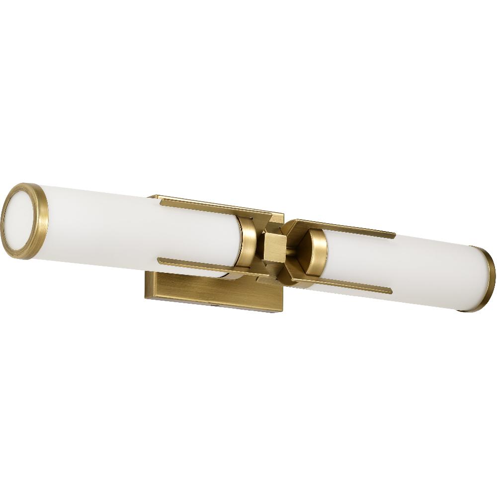 nuvo lighting Roselle 2 Light 24 inch Natural Brass Vanity Light Wall Light