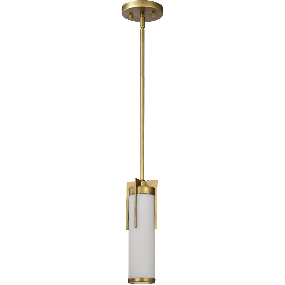 nuvo lighting Roselle 3.75 inch Natural Brass Pendant Ceiling Light