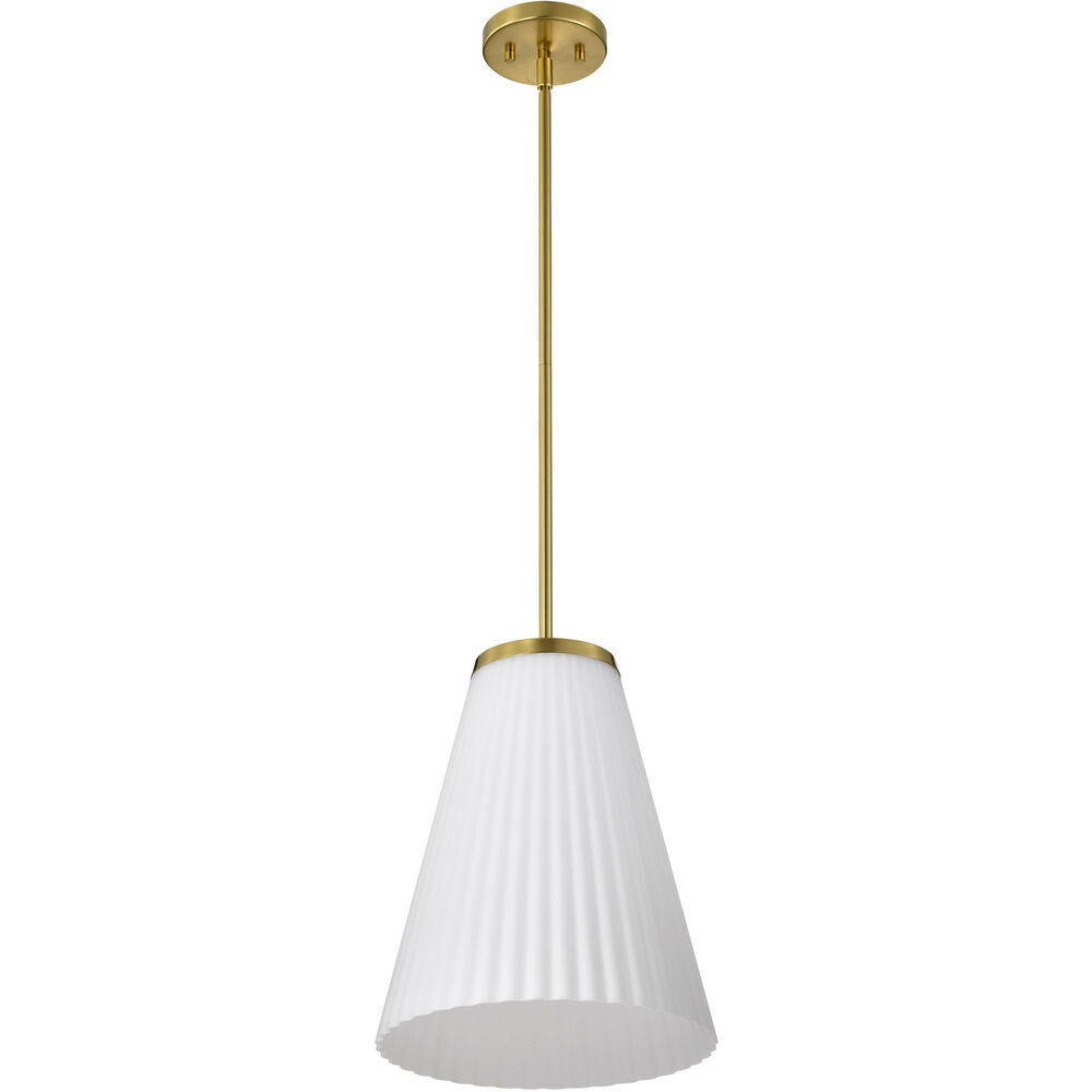 Nuvo Lighting Royale 12 Inch Burnished Brass Pendant Ceiling Light