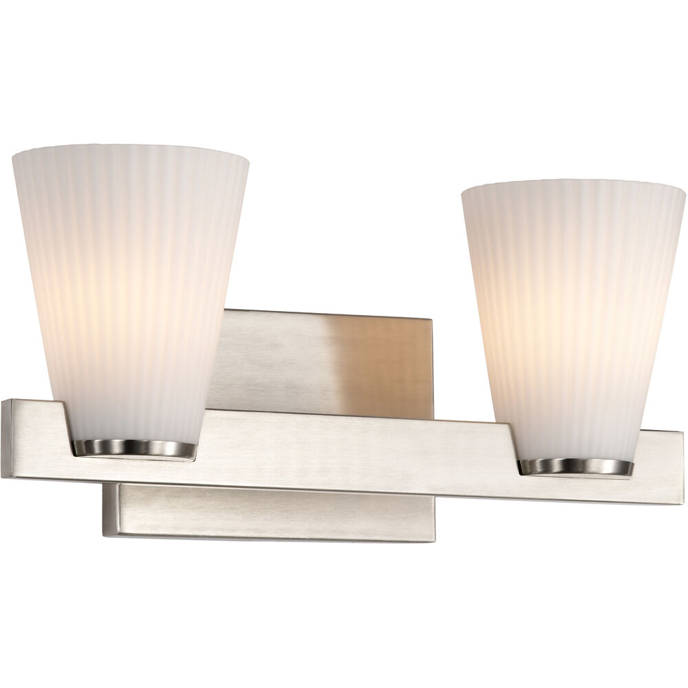 Nuvo Lighting Royale 14.63 Inch Brushed Nickel Vanity Wall Light