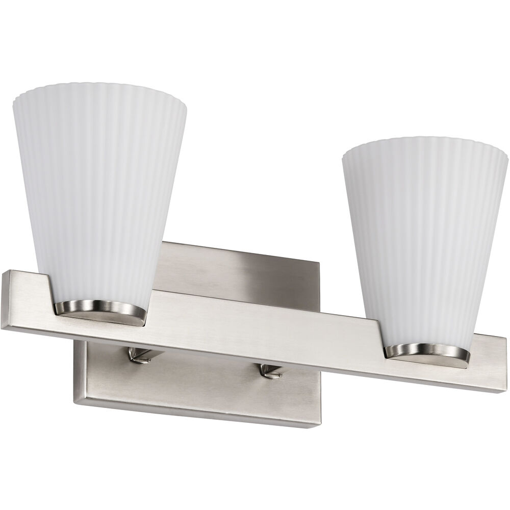 Nuvo Lighting Royale 14.63 Inch Brushed Nickel Vanity Wall Light