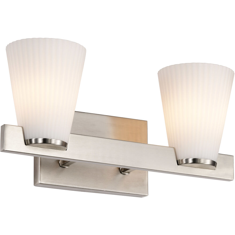 Nuvo Lighting Royale 14.63 Inch Brushed Nickel Vanity Wall Light
