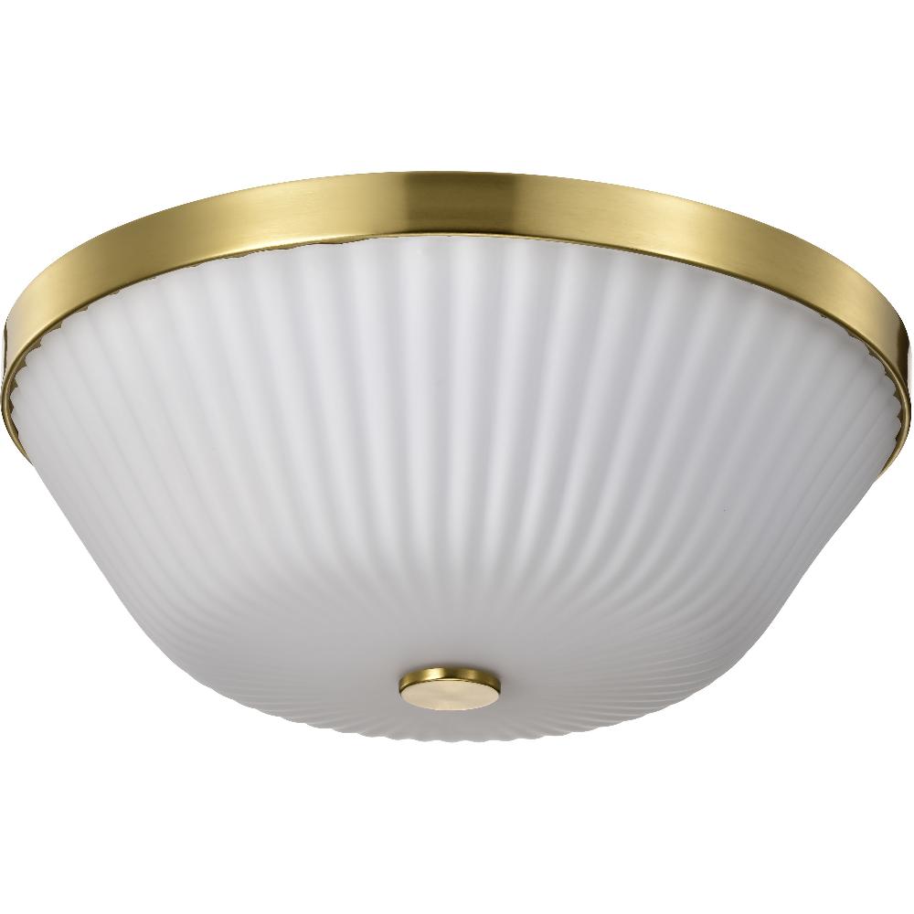 nuvo lighting Royale 16 inch Burnished Brass Flush Mount Ceiling Light