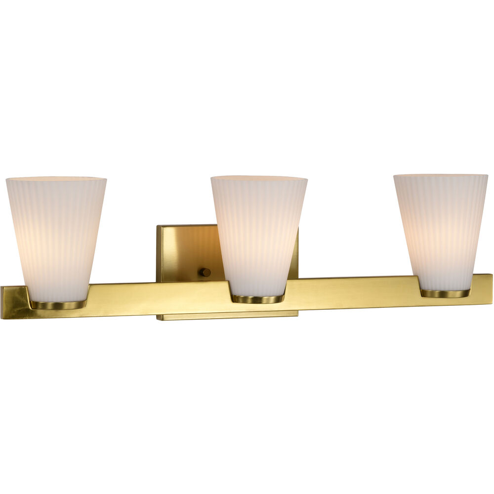 Nuvo Lighting Royale 24 Inch Burnished Brass Vanity Wall Light