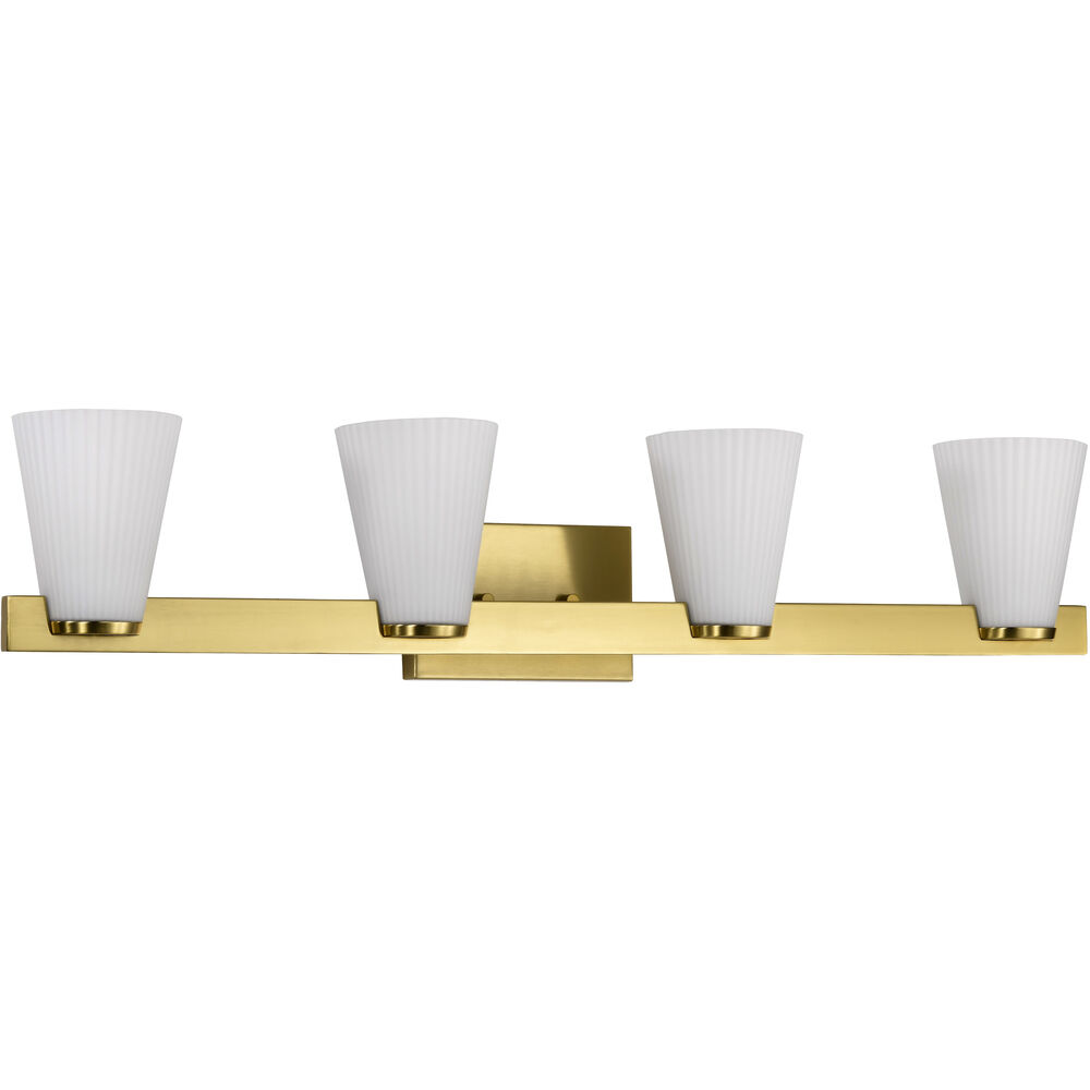 Nuvo Lighting Royale 33.5 Inch Burnished Brass Vanity Wall Light