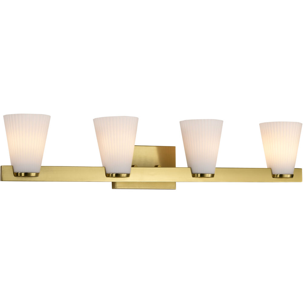 Nuvo Lighting Royale 33.5 Inch Burnished Brass Vanity Wall Light