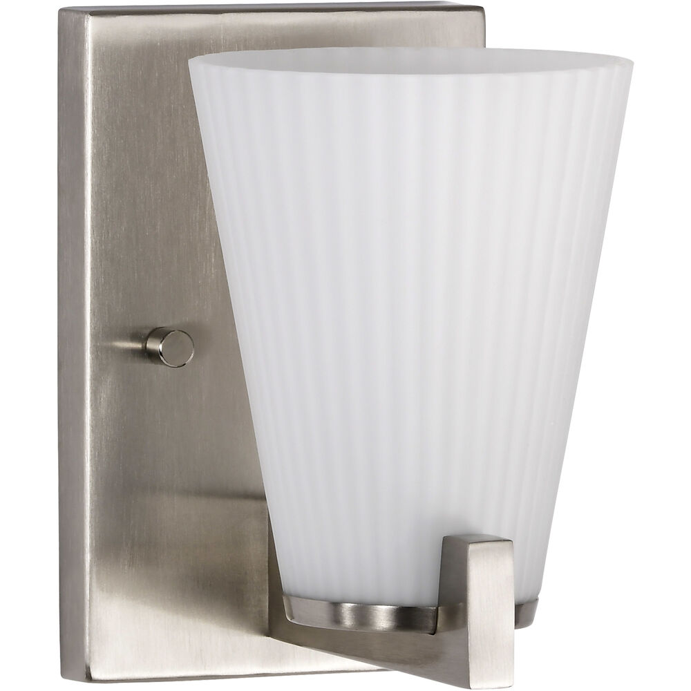 Nuvo Lighting Royale 4.5 Inch Brushed Nickel Vanity Wall Light