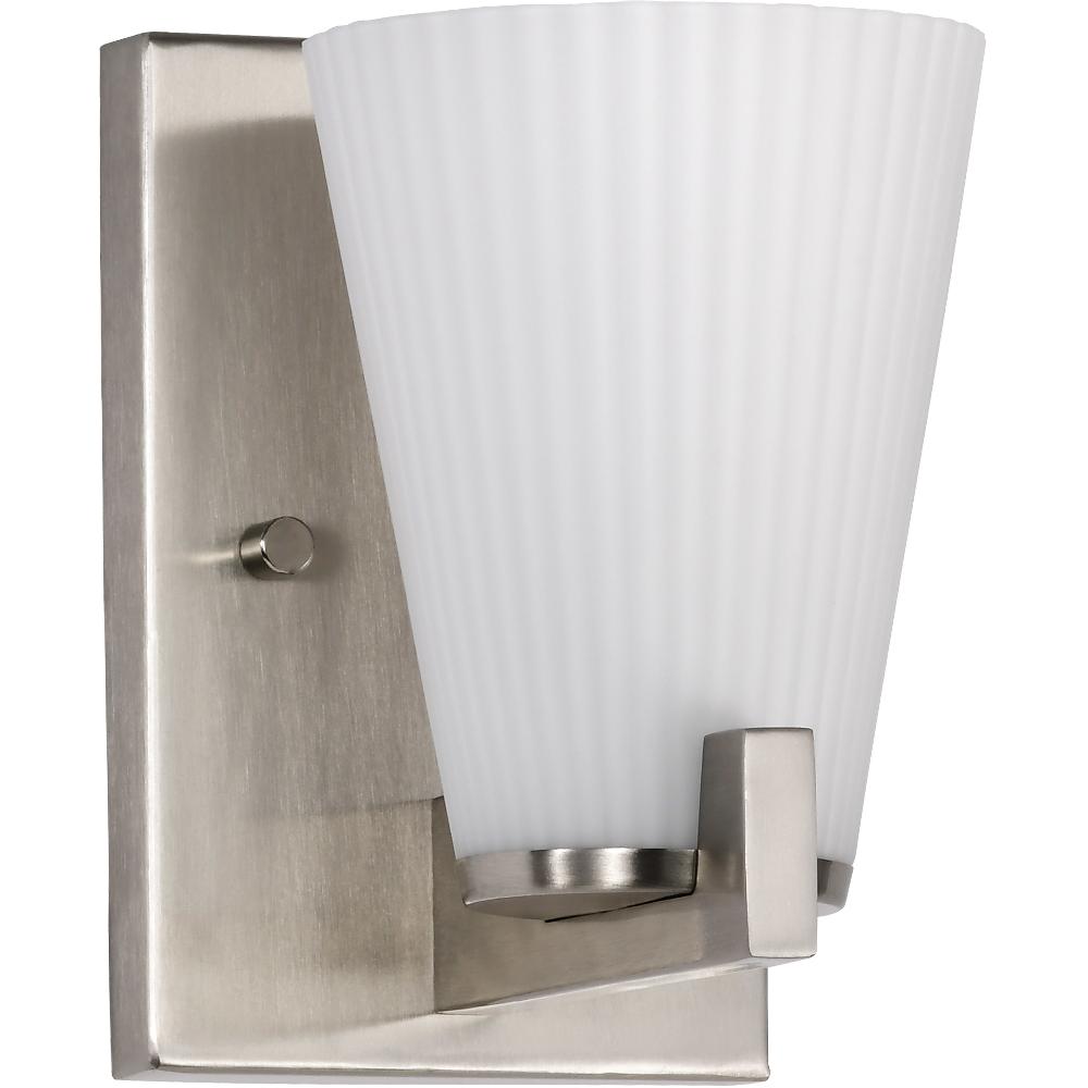 nuvo lighting Royale 4.5 inch Brushed Nickel Vanity Wall Light