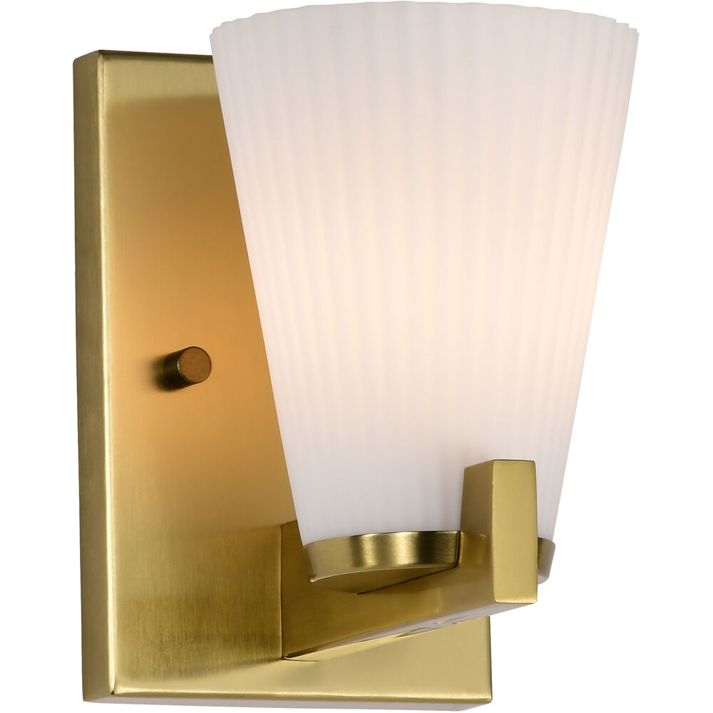 Nuvo Lighting Royale 4.5 Inch Burnished Brass Vanity Wall Light