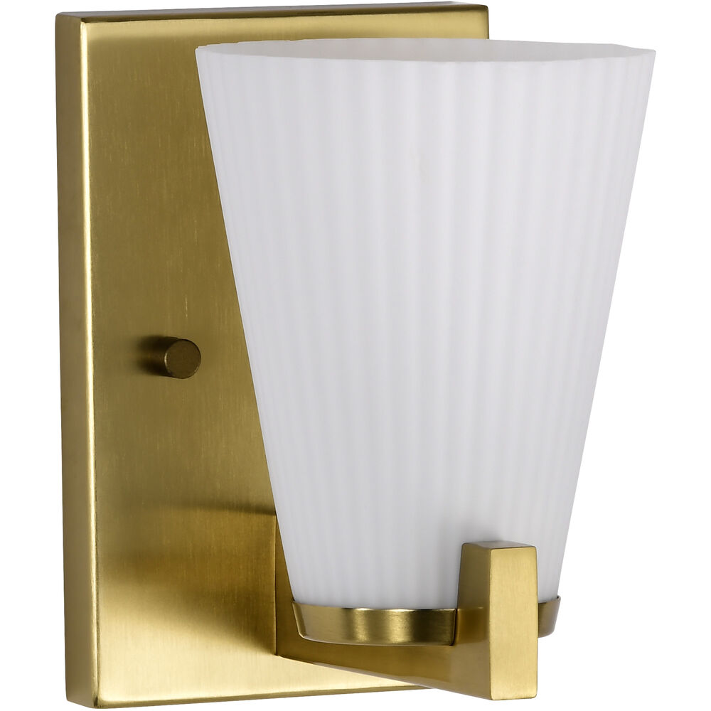 Nuvo Lighting Royale 4.5 Inch Burnished Brass Vanity Wall Light