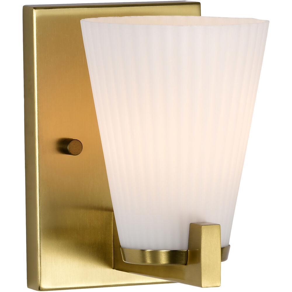 Nuvo Lighting Royale 4.5 Inch Burnished Brass Vanity Wall Light